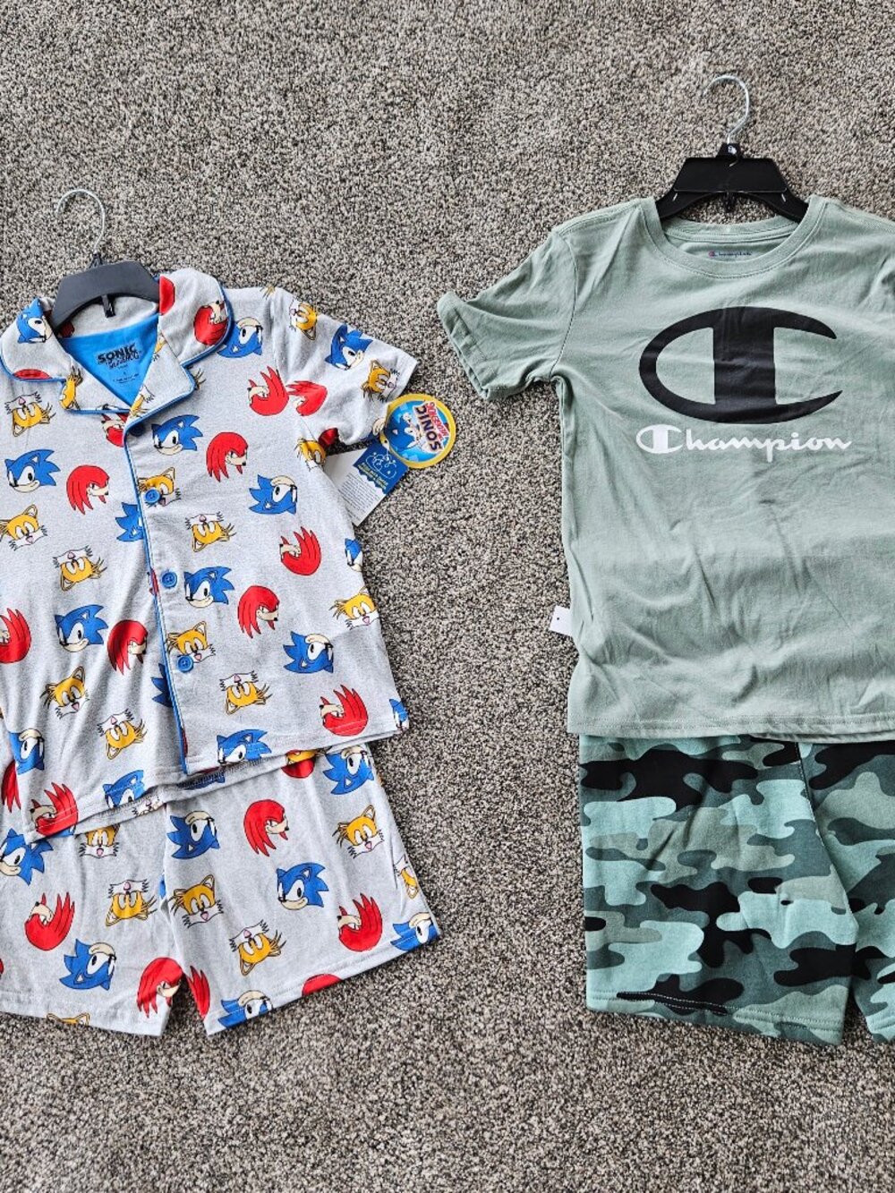 Boys size 8 (small) Bundle. Pajamas and Short and Tee. NWT